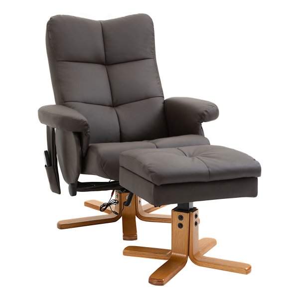Massagestoel - Luxe Relaxstoel - 10 vibratiestanden - Bruin
