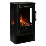 Vlameffect - Decoflame - Elektrisch - Staand haardvuur - Zwart