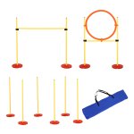 Hindernissenset - Agility Pets - Met tassen – Makkelijk mee te nemen - Geel