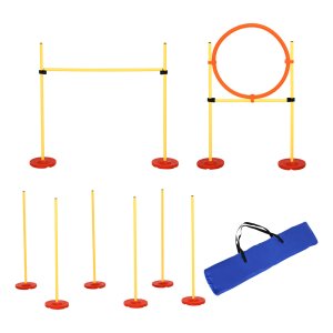 Hindernissenset - Agility Pets - Met tassen – Makkelijk mee te nemen - Geel