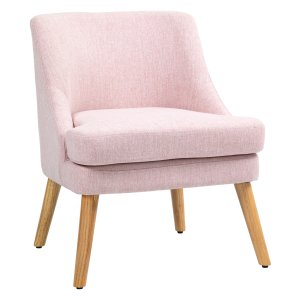 Accentstoel - Scandinavische Stijl - Fluweel Roze