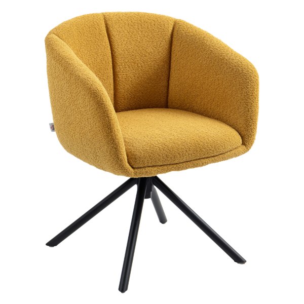 Comfortabele Fauteuil - Zacht en Draaibaar - Geel