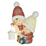 Decoratie - Kerstelfje - LED-verlichting – Boek - Groen