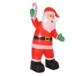 Opblaasbare Kerstman - Verlicht - Groot - Suikerspin