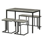 Eetkamerset - Compact en Stijlvol - Grijs