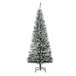 Kunstkerstboom - Kerstboom - Smal - Sneeuw - Groen