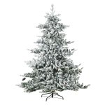 Kerstboom - Vol & realistisch - Sneeuw & dennenappels - Natuurlijk