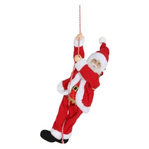 Kerstman - Klimmende - Zingende – Rood