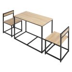 Eettafelset - Compact en stijlvol - Eiken