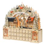 Kerstdorp Adventskalender - Sfeervol - Herbruikbaar - Groen