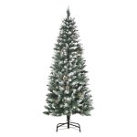 Kerstboom - Besneeuwde toppen - Vlamvertragend - Groen