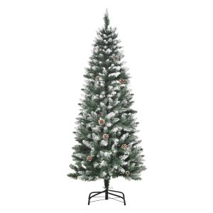 Kerstboom - Besneeuwde toppen - Vlamvertragend - Groen