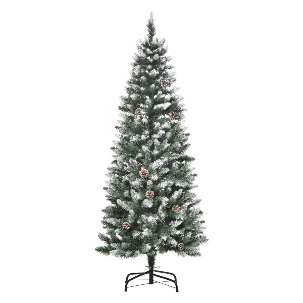 Kerstboom - Besneeuwde toppen - Vlamvertragend - Groen