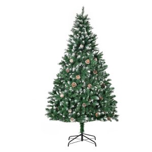 Kerstboom - Kunstmatig - Met sneeuw - Groen