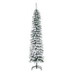 Kunstkerstboom - Sneeuwlaag - Brandveilig - Groen/Wit