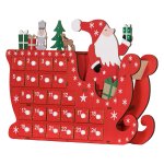 Adventskalender - Herbruikbaar - Rood