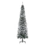 Kunstkerstboom - Sneeuwwit - Smal - 738 takken - Groen