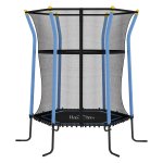 Trampolinenet - Gevoerd - Draagvermogen 50 kg - Zwart & Blauw