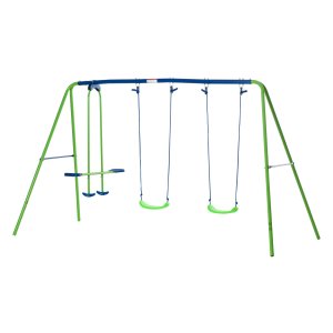 Buitenspeelgoed - Kinderschommel - Schommelframe - Groen