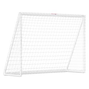 Voetbaldoel - stevig frame – kunststof - wit