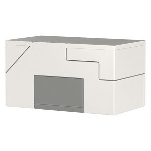 Speelgoed Klim- en Glijbaan - Stimuleert Beweging - Imitatieleer - Grijs