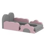 Speelmatten - Schuimblokken - Klimmen en Bouwen - Grijs en Roze