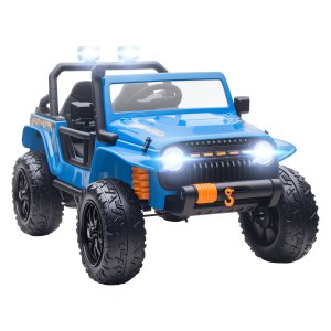 Kinderauto - Elektrisch - Afstandsbediening - Blauw