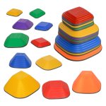 Motorische stapstenen - Antislip - Hindernisbaan - Kleurrijk