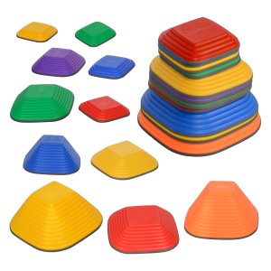 Motorische stapstenen - Antislip - Hindernisbaan - Kleurrijk