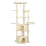 Krabpaal - Kattenmeubel - Krabpalen - Grotten - beige