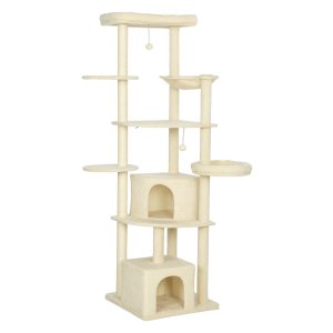 Krabpaal - Kattenmeubel - Krabpalen - Grotten - beige