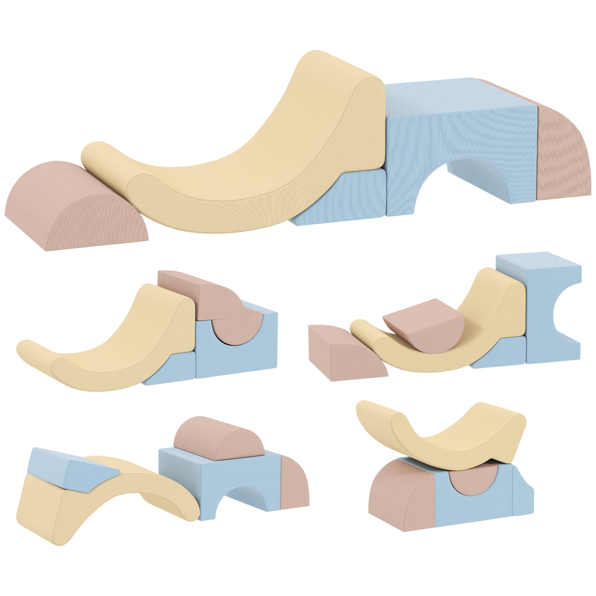 Klimblokken - Lichtgewicht en kleurrijk - Roze