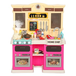 Speelkeuken - Stromend water - Elektrische kraan - Rood