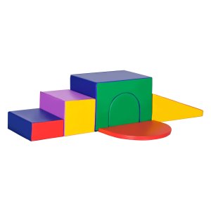 Kinderbouwstenenset - Bouwstenenset - Schuimblokken - Vierkant - Meerkleurig