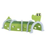 Speeltunnel - Krokodil-tunnel - Flexibel - Stevig - Groen