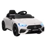 Kinderauto - Elektrisch en Remote Control - LED - Wit