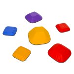 Motorisch Balansstenen - Antislip - Hindernisloop - Kleurrijk
