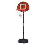 Basketbalstandaard - Verstelbaar in hoogte - Magnetisch - Zwart