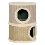 Krabton - tweeverdiepingen - pluche rand - Khaki & Koffie