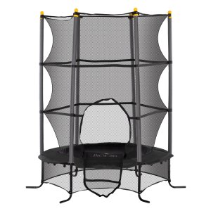 Trampolinenet voor kinderen - Veilig en stabiel - Zwart