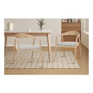 Stoel - Claire - Natuurlijk Hout – Beige