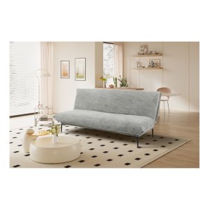 Bankstellen - Slaapbank - Ribfluweel - Donkergrijs