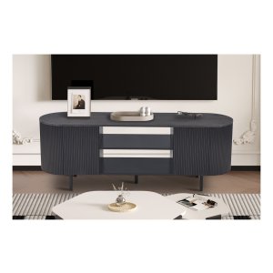 Tvmeubel - Strak design - Donkerbruin