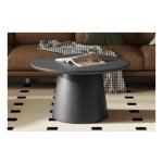 Salontafel - Ronde vorm - Donkerbruin