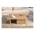 Salontafel - Stijlvol - Natuurlijke eikenhoutkleur Arallo