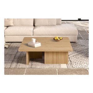 Salontafel - Stijlvol - Natuurlijke eikenhoutkleur Arallo