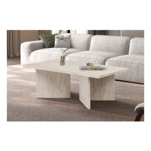 Salontafel - Travertijn - Beige - Decor