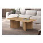 Salontafel - Eikenhouten - Natuurlijk - Licht-eiken