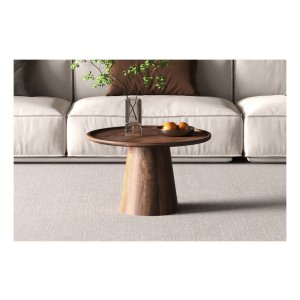 Salontafel - Stijlvol - Rond - Lichtbruin