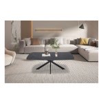 Salontafel - Ovale vorm - Zwart